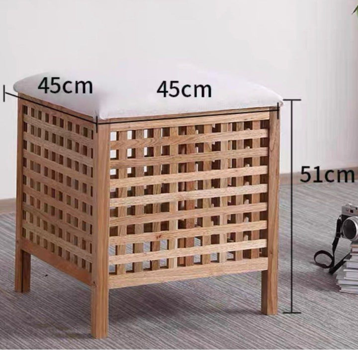 MONO Japandi Solid Wood Stool