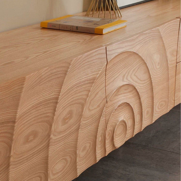 GERIUM Modern Solid Wood TV Console