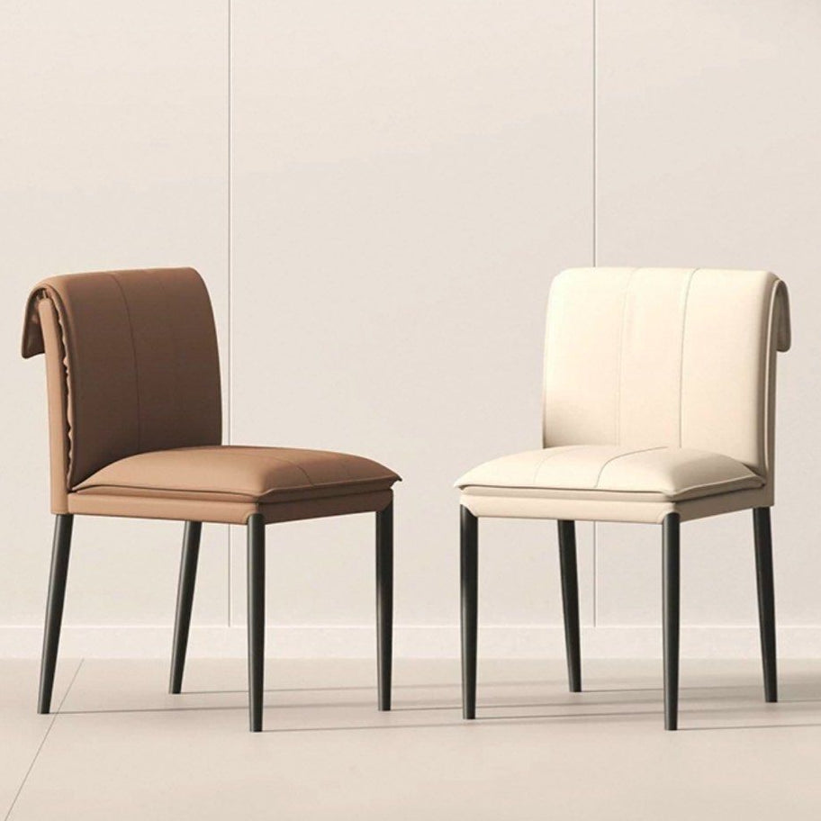 GERREN Modern Leather Dining Chair - Radical Homes Singapore