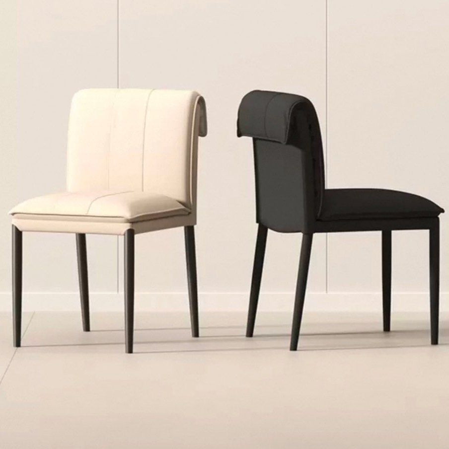 GERREN Modern Leather Dining Chair - Radical Homes Singapore