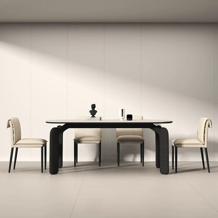 GERREN Modern Leather Dining Chair - Radical Homes Singapore