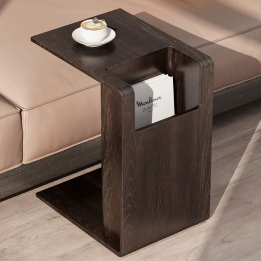 SAMARA Modern Walnut Side Table