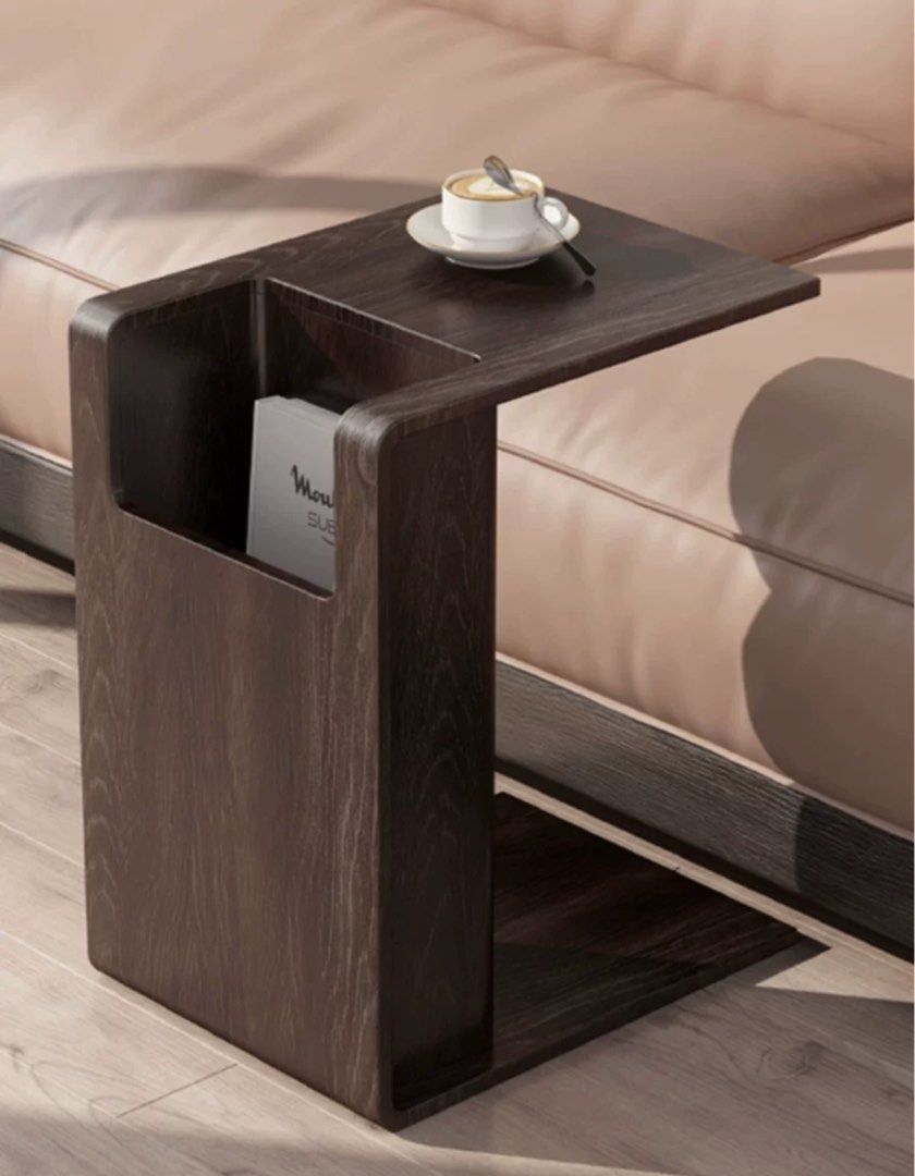 SAMARA Modern Walnut Side Table