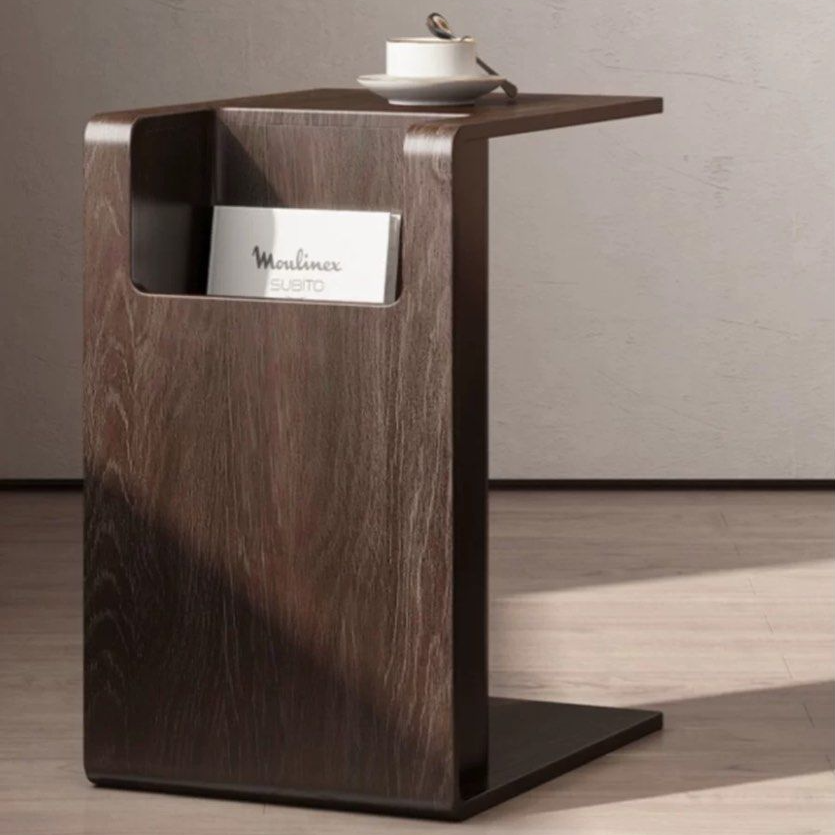 SAMARA Modern Walnut Side Table