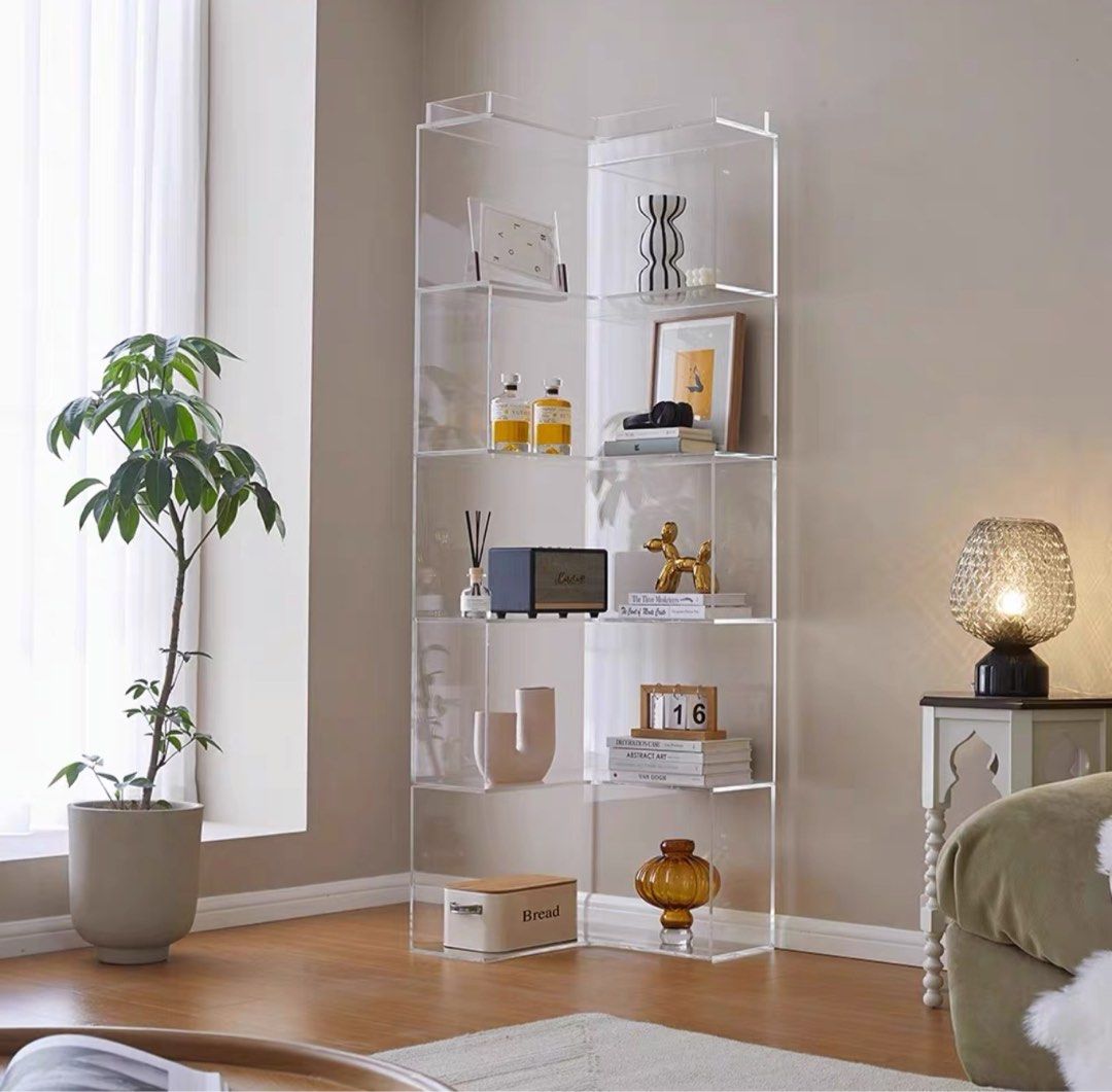 KELTICS Modern Glass Display Shelf