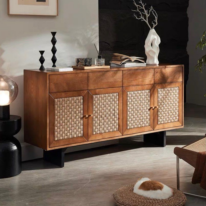 JENNIE Solid Ash Wood Sideboard