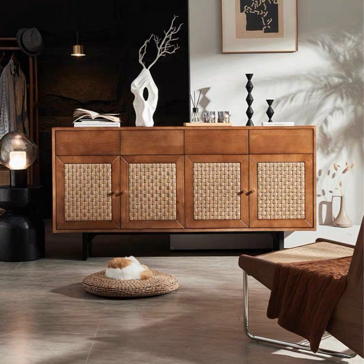 JENNIE Solid Ash Wood Sideboard