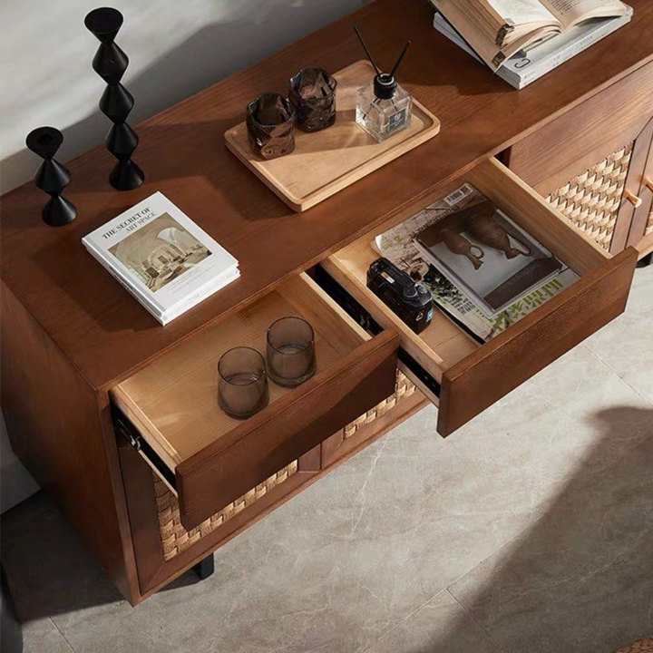 JENNIE Solid Ash Wood Sideboard