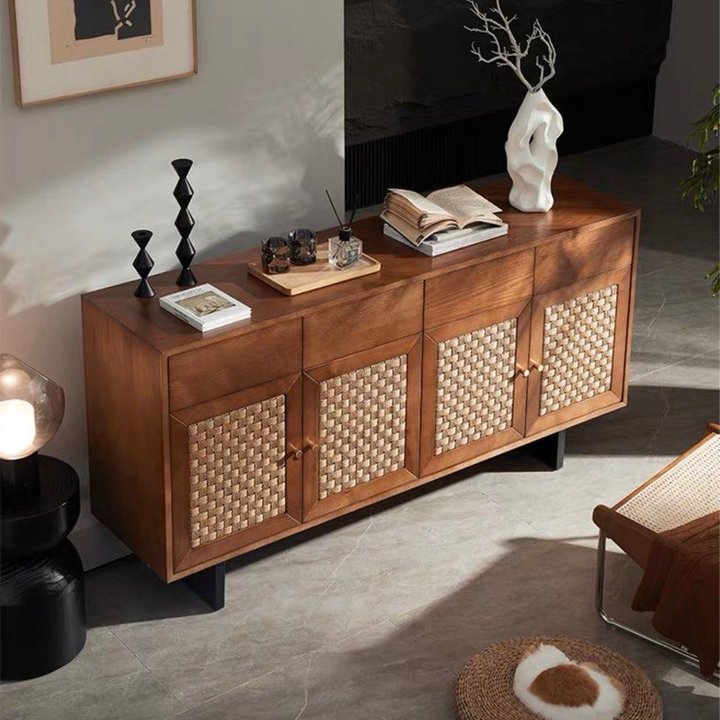 JENNIE Solid Ash Wood Sideboard