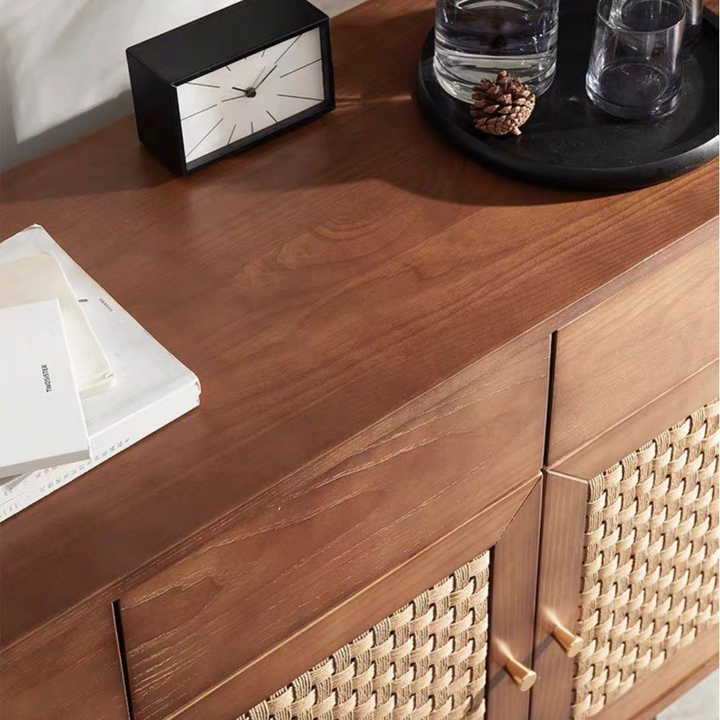 JENNIE Solid Ash Wood Sideboard