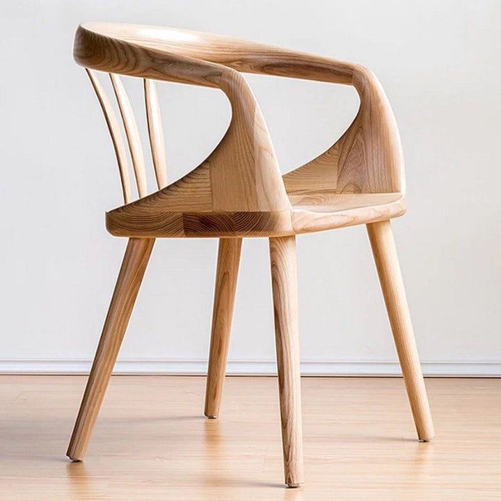 SHURI Japandi Solid Wood Dining Chair