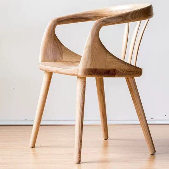 SHURI Japandi Solid Wood Dining Chair