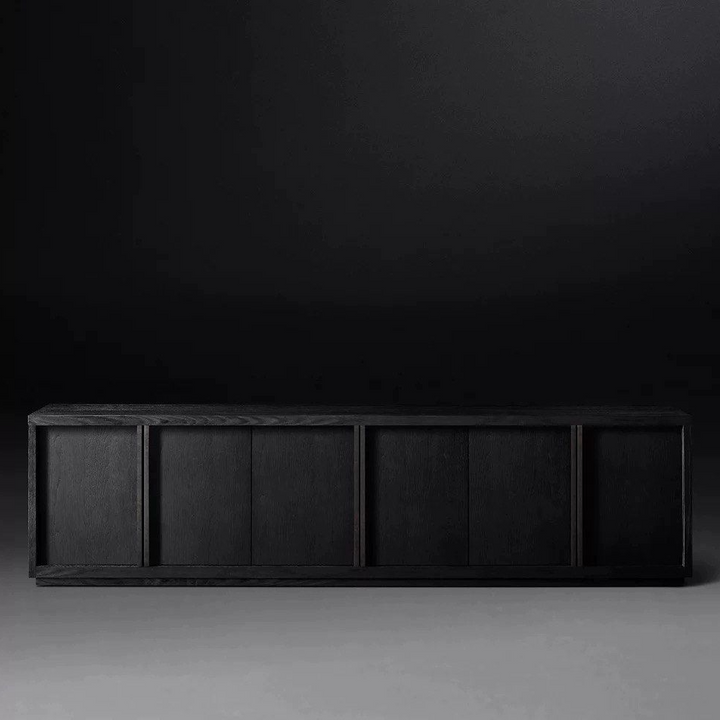 SAMUELE Vintage Solid Wood Sideboard Cabinet