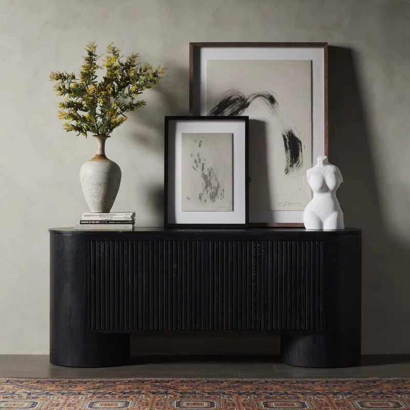 GLAUS Modern Solid Wood Sideboard - Radical Homes Singapore