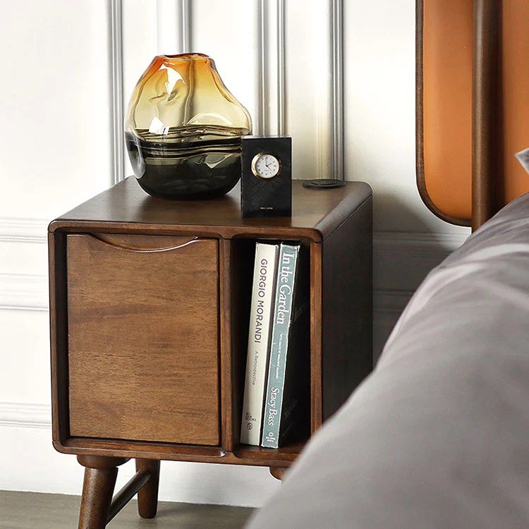 GLORIA Solid Wood Nightstand