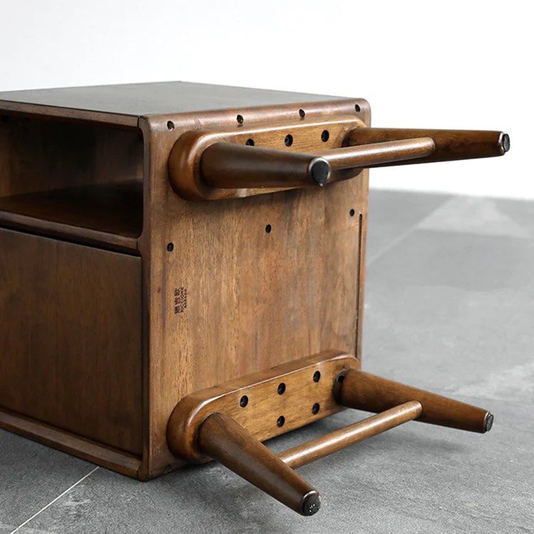 GLORIA Solid Wood Nightstand