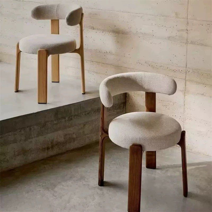 LEANNE Modern Solid Wood Dining Chair - Radical Homes Singapore