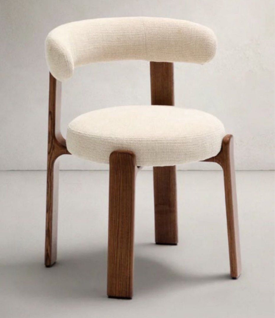 LEANNE Modern Solid Wood Dining Chair - Radical Homes Singapore