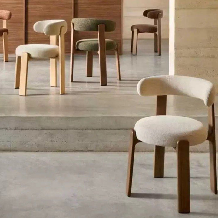 LEANNE Modern Solid Wood Dining Chair - Radical Homes Singapore
