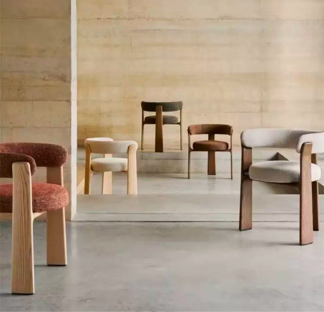 LEANNE Modern Solid Wood Dining Chair - Radical Homes Singapore