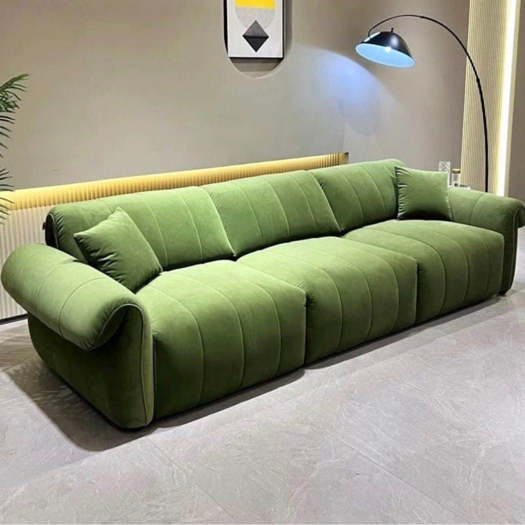 HALSOR Modern Velvet Electric Sofa Bed