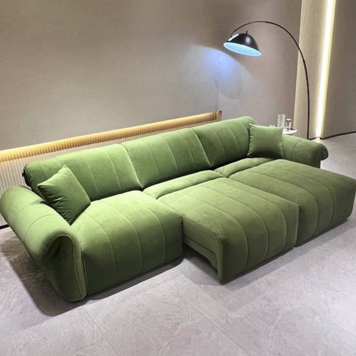 HALSOR Modern Velvet Electric Sofa Bed