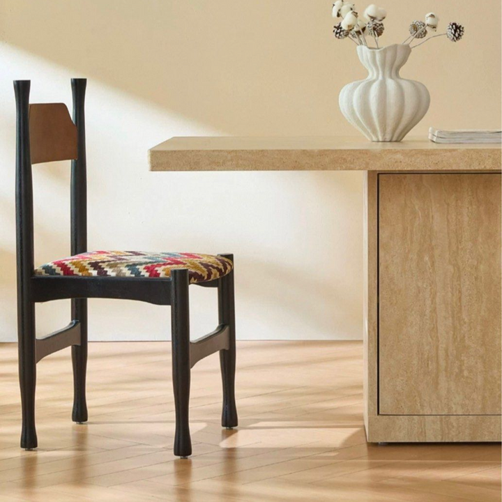 GOHA Modern Travertine Storage Dining Table