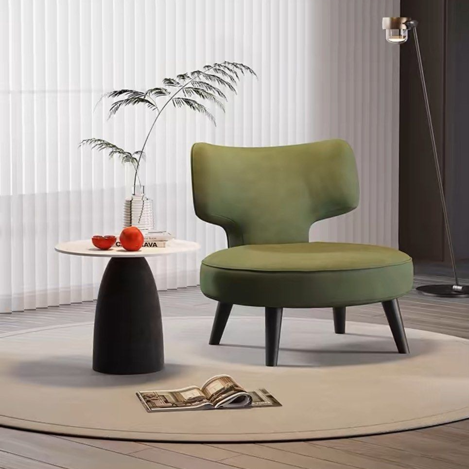 LEAH Modern Leather Lounge Chair