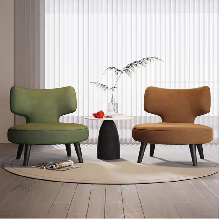 LEAH Modern Leather Lounge Chair