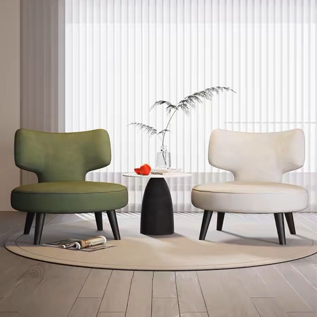 LEAH Modern Leather Lounge Chair