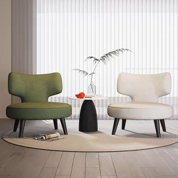 LEAH Modern Leather Lounge Chair