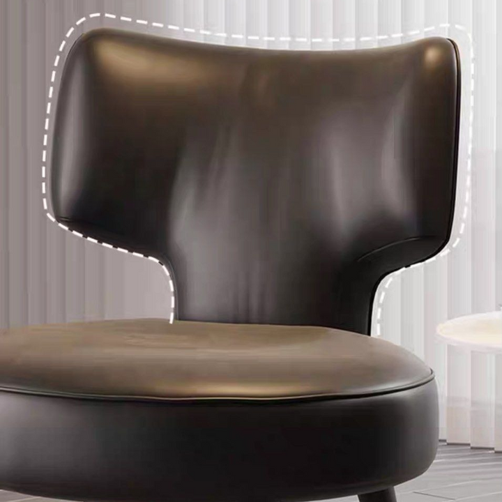 LEAH Modern Leather Lounge Chair