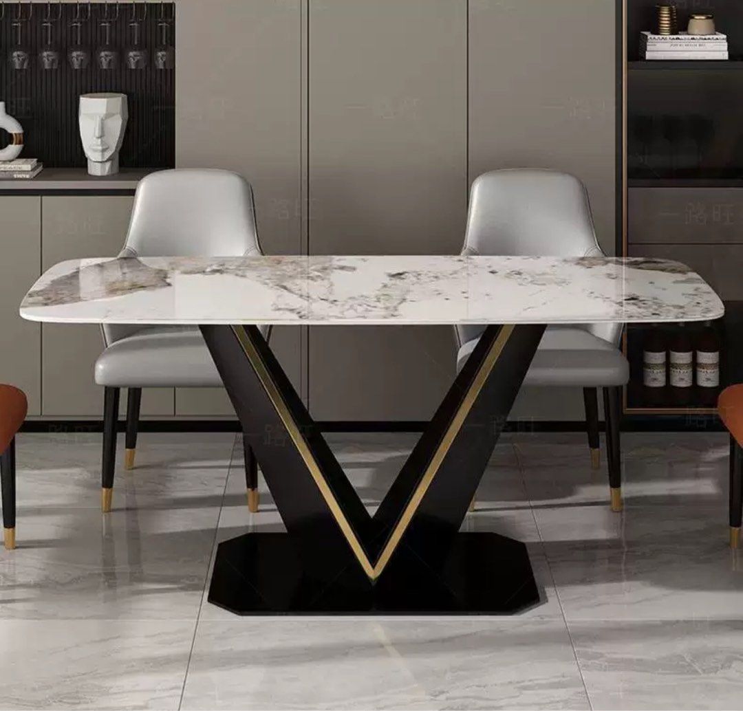 LATHA Modern Sintered Stone Dining Table