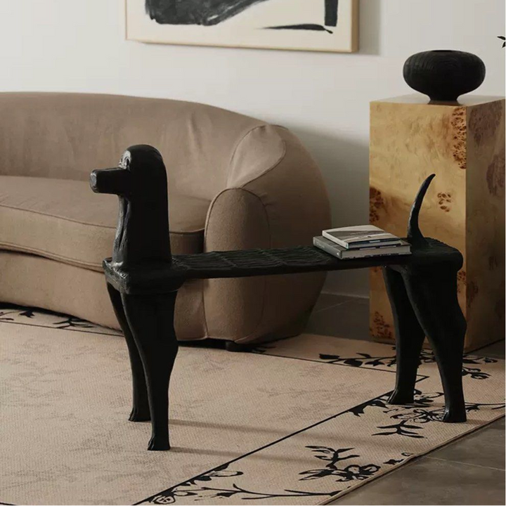 MARIN Eclectic Solid Wood Bench