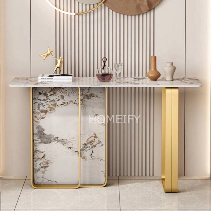 FLEUR Modern Marble Console Table