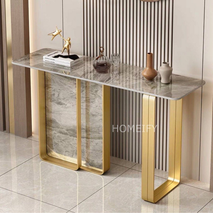 FLEUR Modern Marble Console Table