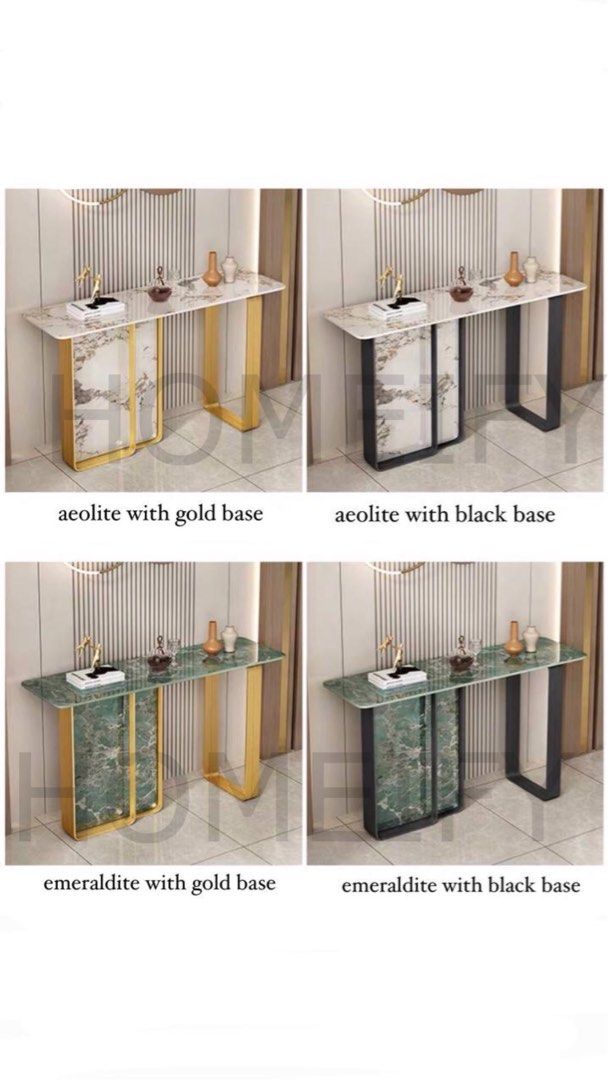 FLEUR Modern Marble Console Table