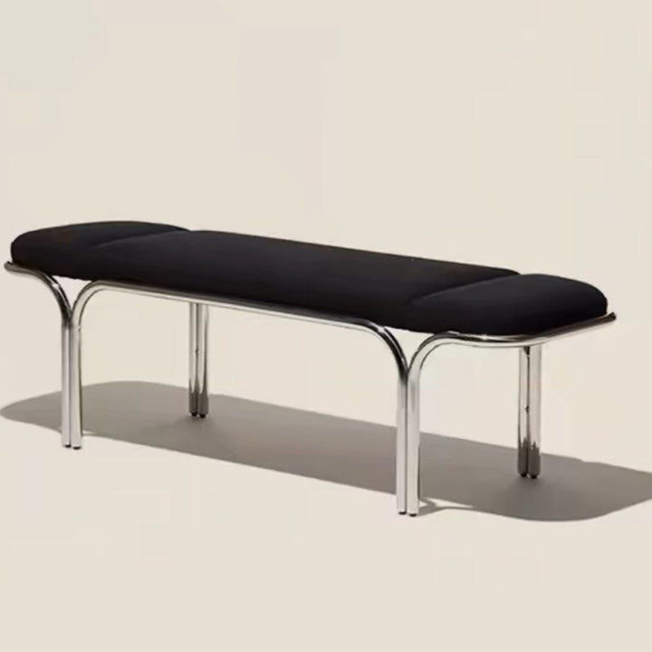 LINDEN Modern Stainless Steel Bench