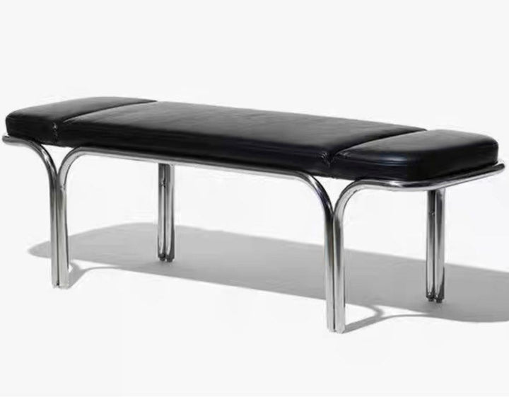 LINDEN Modern Stainless Steel Bench