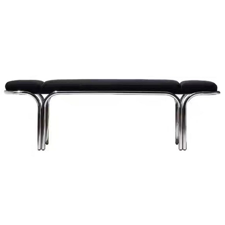 LINDEN Modern Stainless Steel Bench