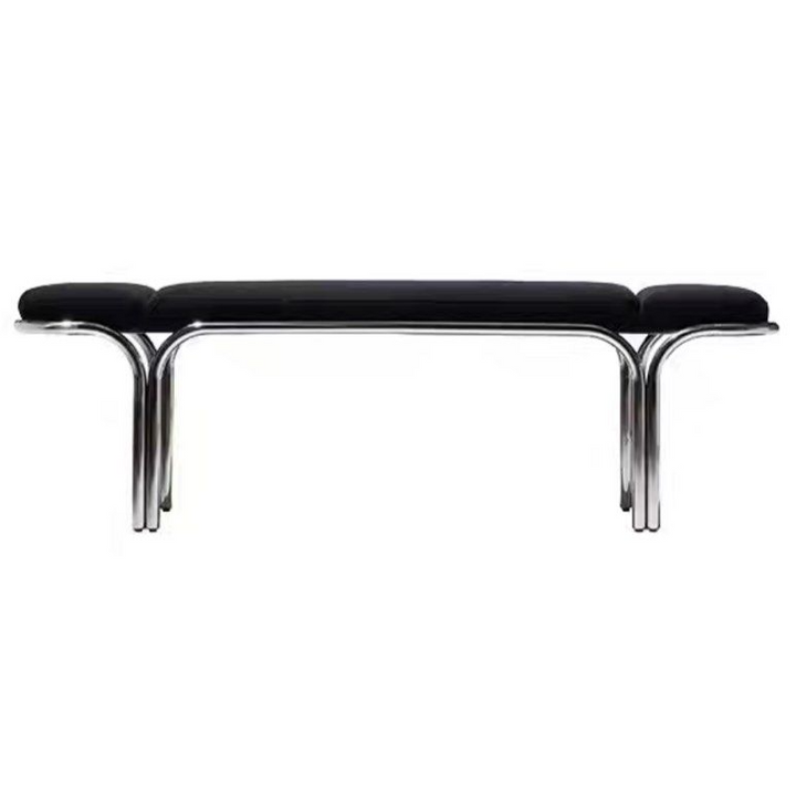 LINDEN Modern Stainless Steel Bench