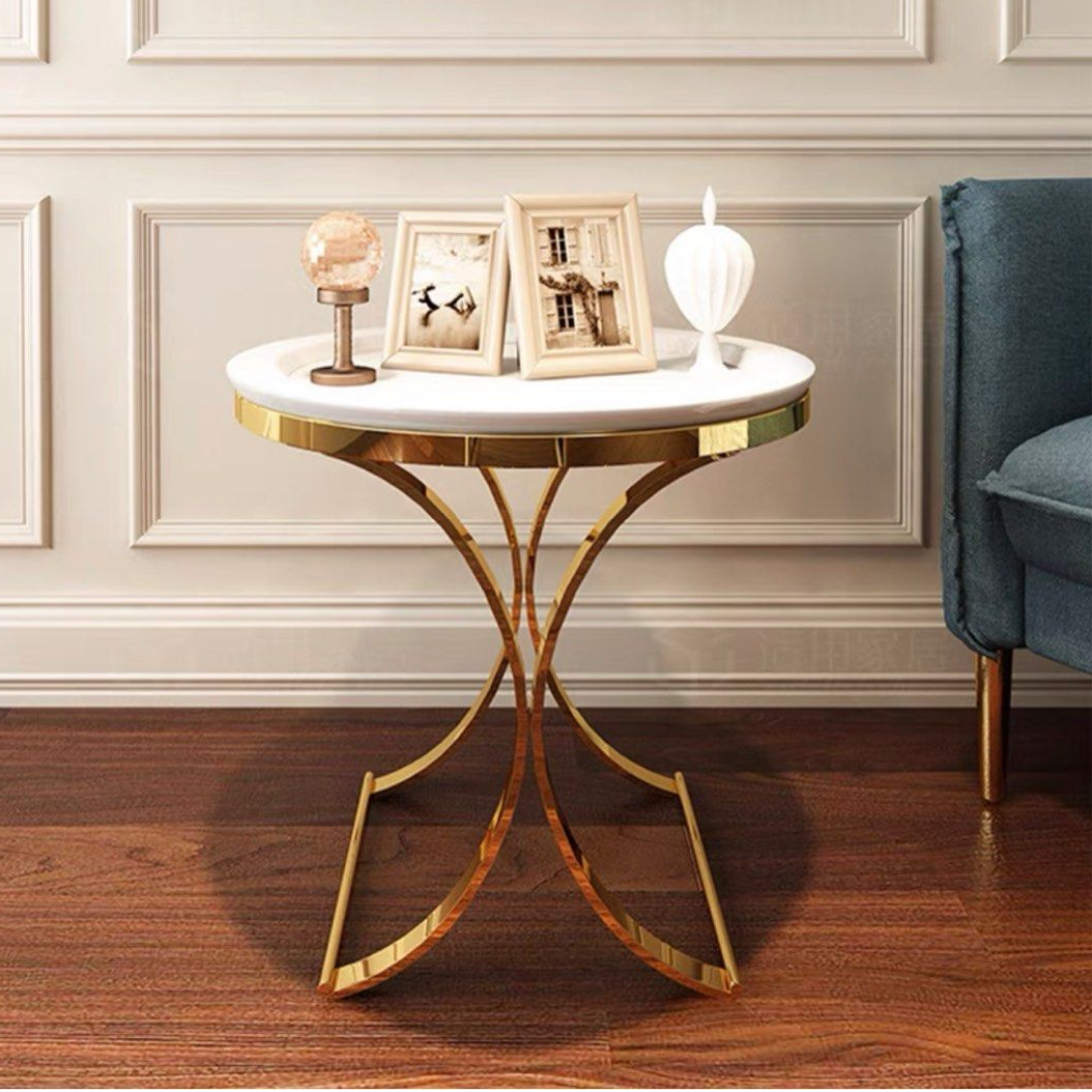 NOELLE Luxurious Gold Side Table