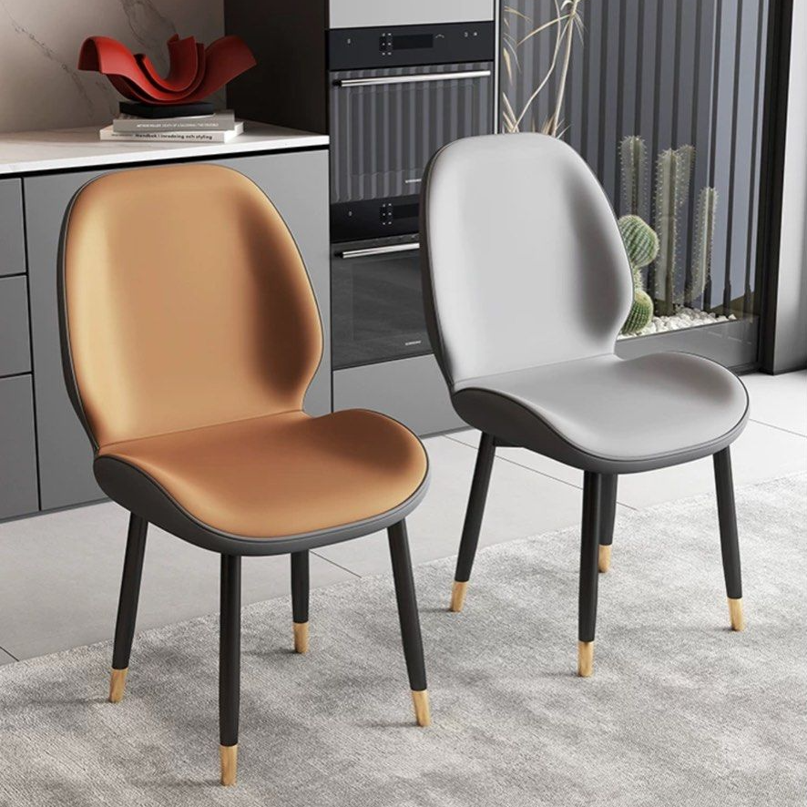KENT Modern Leathaire Dining Chair - Radical Homes Singapore