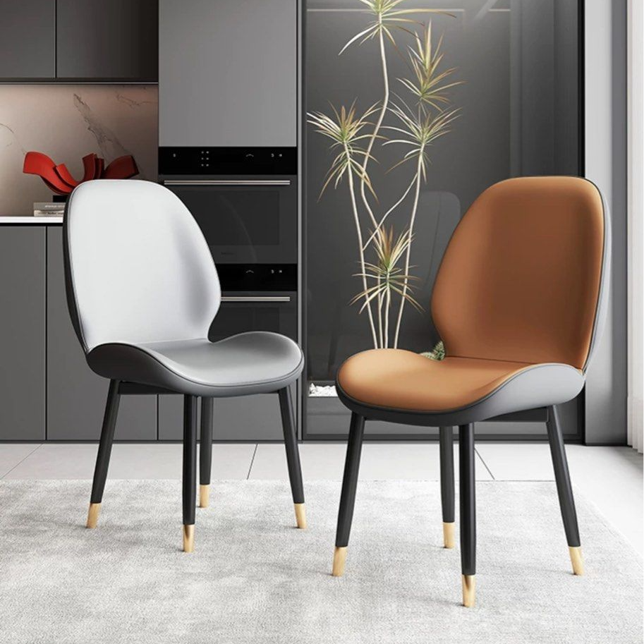 KENT Modern Leathaire Dining Chair - Radical Homes Singapore