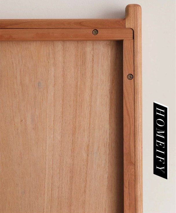 GRAM Solid Wood Standing Mirror Shelf