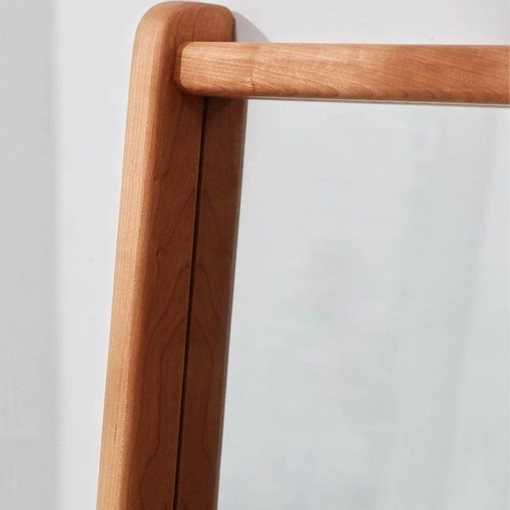 GRAM Solid Wood Standing Mirror Shelf