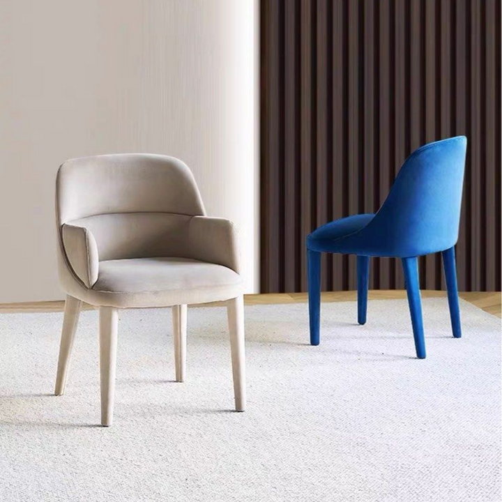 GYRE Modern Italian Leather Dining Chair - Radical Homes Singapore