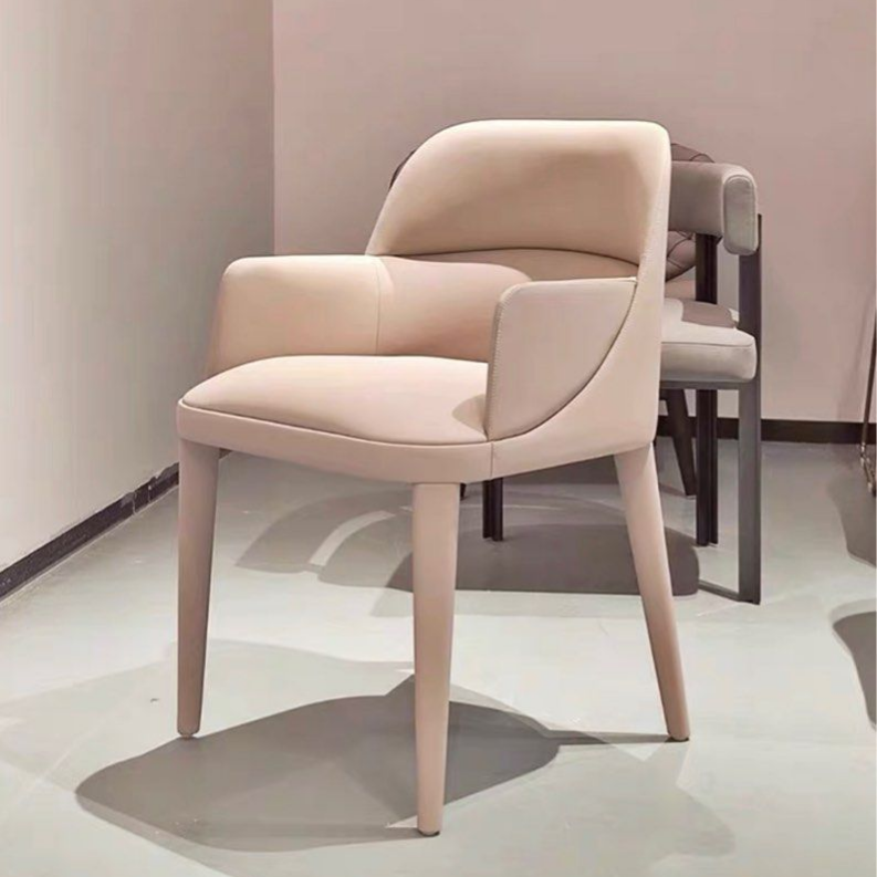 GYRE Modern Italian Leather Dining Chair - Radical Homes Singapore