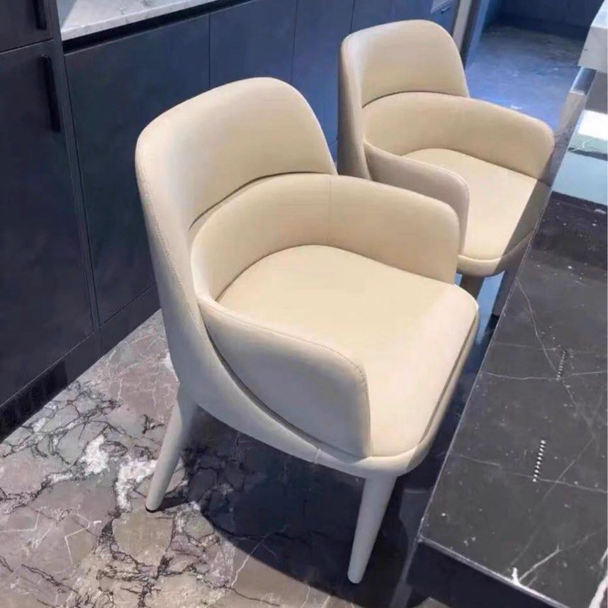 GYRE Modern Italian Leather Dining Chair - Radical Homes Singapore
