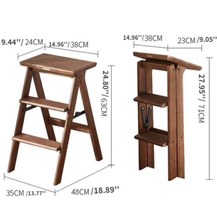 GRANGER Wood Step Stool